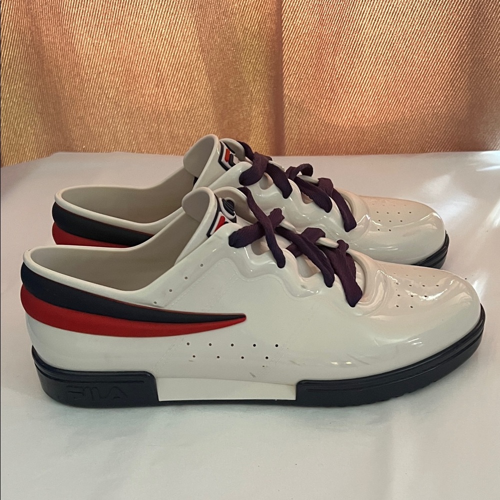 Melissa x Fila Row Ad White Blue Red Fila Ad Shoes Sneakers Women’s Size 9